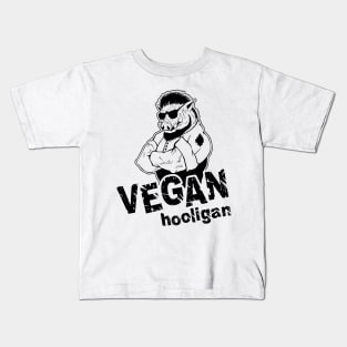 Vegan hooligan - boar Kids T-Shirt